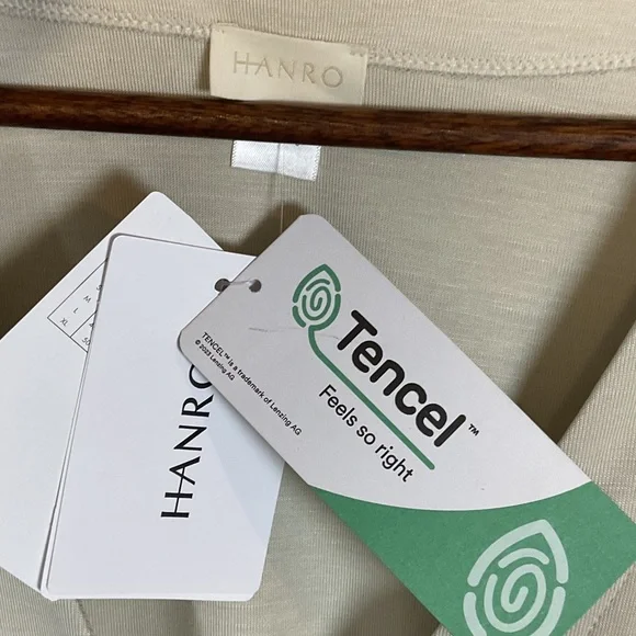 HANRO Madeleine Jacket Warm Sand 78817-1200 NWT Cream Small - Picture 4 of 8